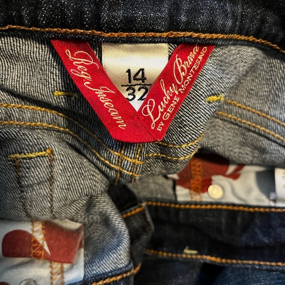 2 Pair Lot Lucky Brand Low Rise Sundown Straight/Flare Jeans - Picture 4 of 7